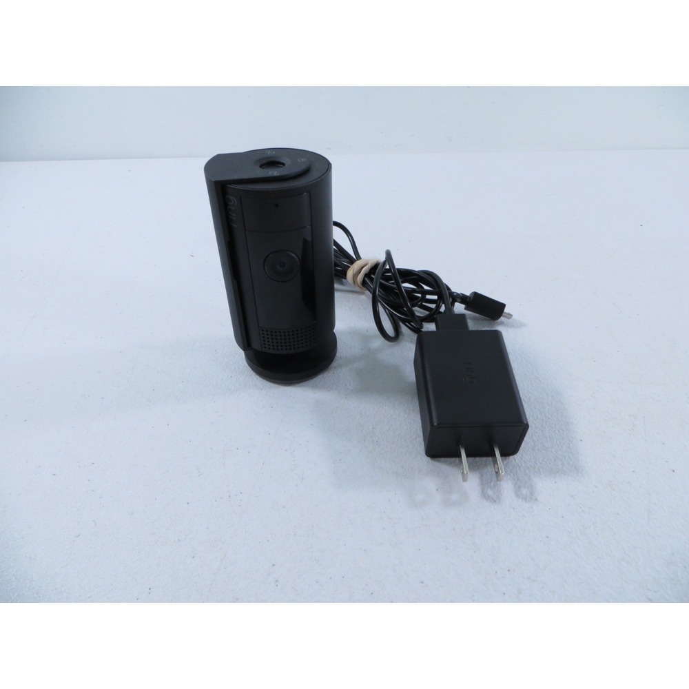 Ring 2nd Generation Indoor Plug-In Security Camera 5F72E9 Black TESTED WORKING